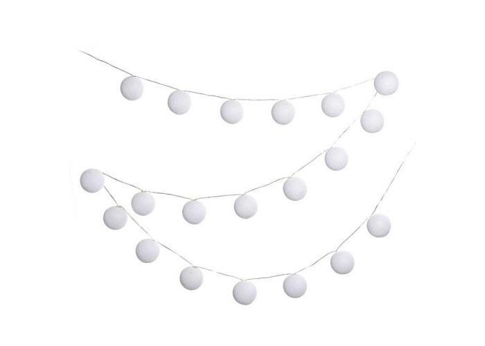 Outdoor lichtslinger Blanco starter kit Cotton Ball Lights