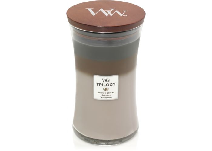 WOODWICK WW Trilogy Cozy Cabin Large Candle