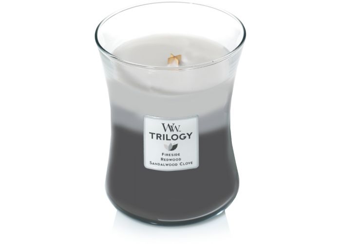 WOODWICK WW Trilogy Warm Woods Medium Candle