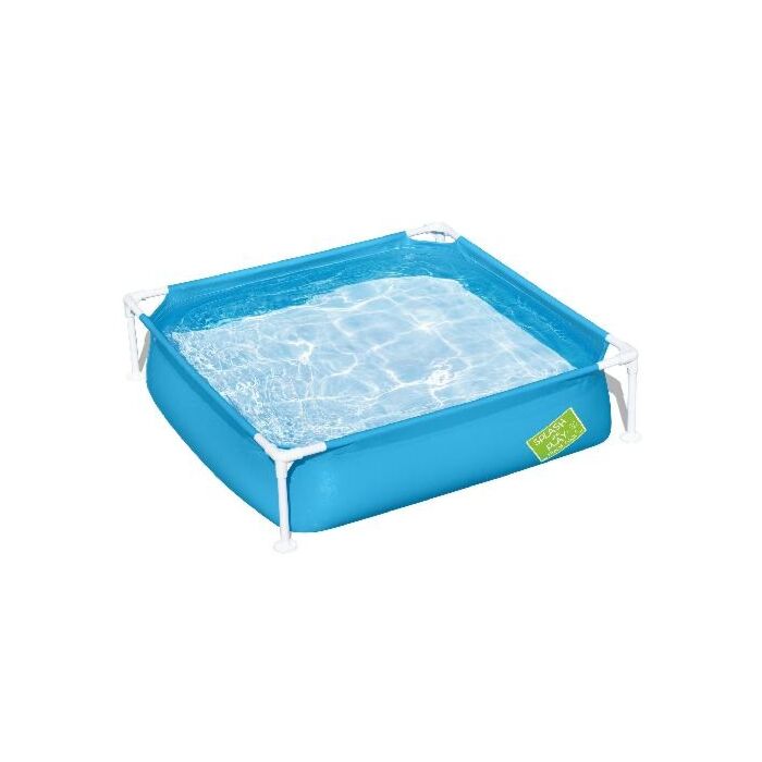Kinderbad my first frame pool vierkant 122 cm - Bestway