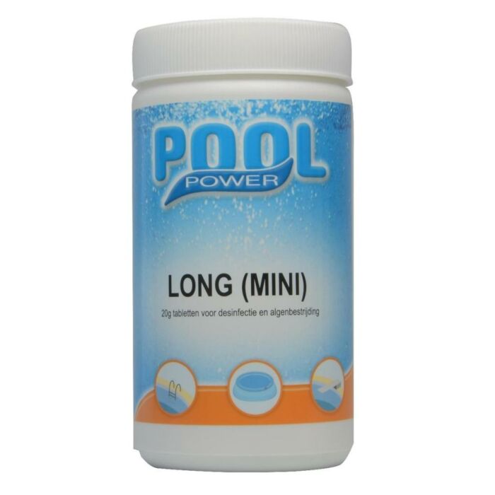 Pool Power Mini 20 gram tabletten 1 kg Pool Power Mini 20 gram tabletten 1 kg