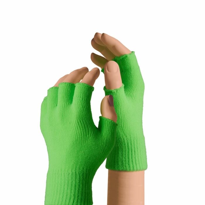 Vingerloze handschoen groen