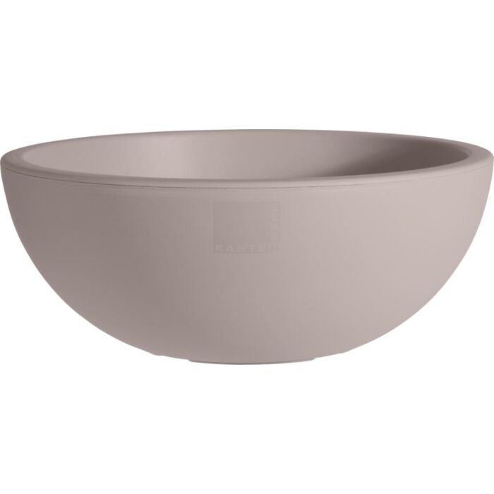 Bloempot schaal rond taupe Ø 40 cm Bloempot schaal rond taupe Ø 40 cm