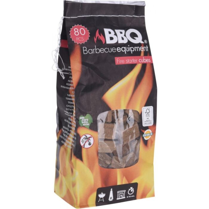 Aanmaakblokjes Hout 80Sts (Fm)