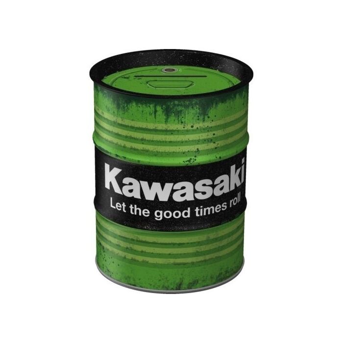 Money Box Oil Barrel Kawasaki - Let the good times roll Money Box Oil Barrel Kawasaki - Let the good times roll