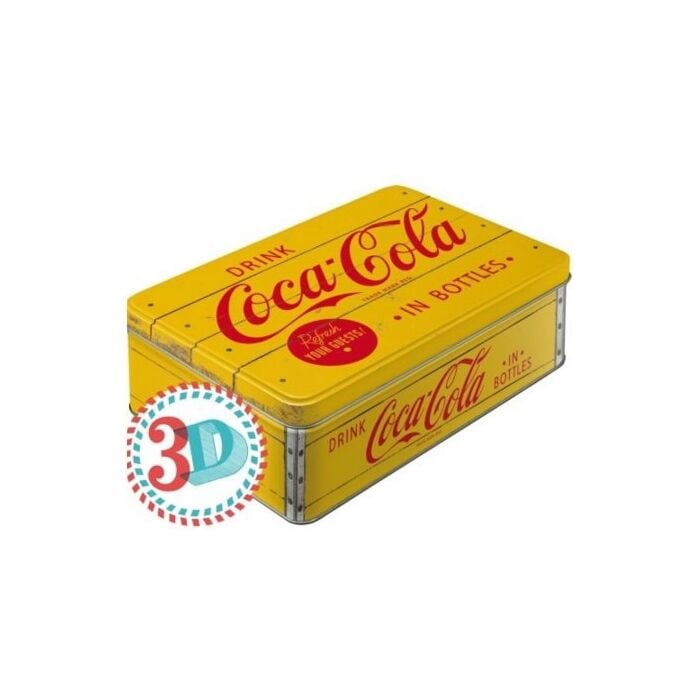 Bewaarblik - Logo Yellow Coca Cola