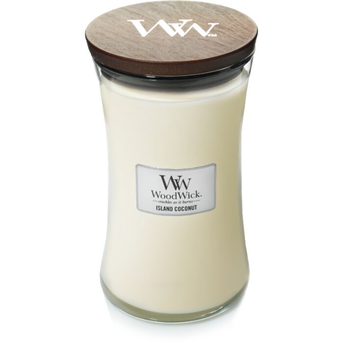 Island Coconut Large Candle - WoodWick