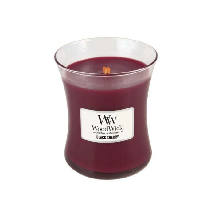 Black Cherry Medium Candle - WoodWick