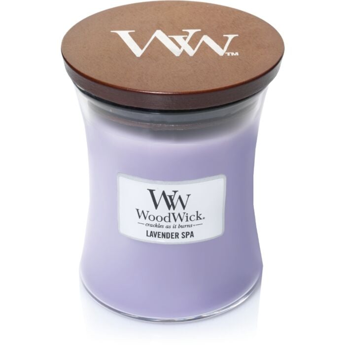 Lavender Spa medium Candle - WoodWick Lavender Spa medium Candle - WoodWick