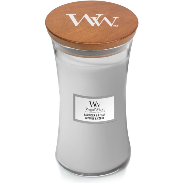 Lavender & Cedar large Candle - WoodWick Lavender & Cedar large Candle - WoodWick