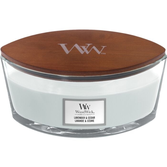 Lavender & Cedar Ellipse Candle - WoodWick Lavender & Cedar Ellipse Candle - WoodWick