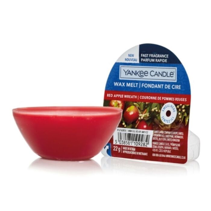 Red Apple Wreath New Wax Melt - Yankee Candle
