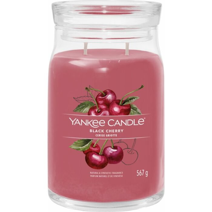Black Cherry Signature large Jar - Yankee Candle
