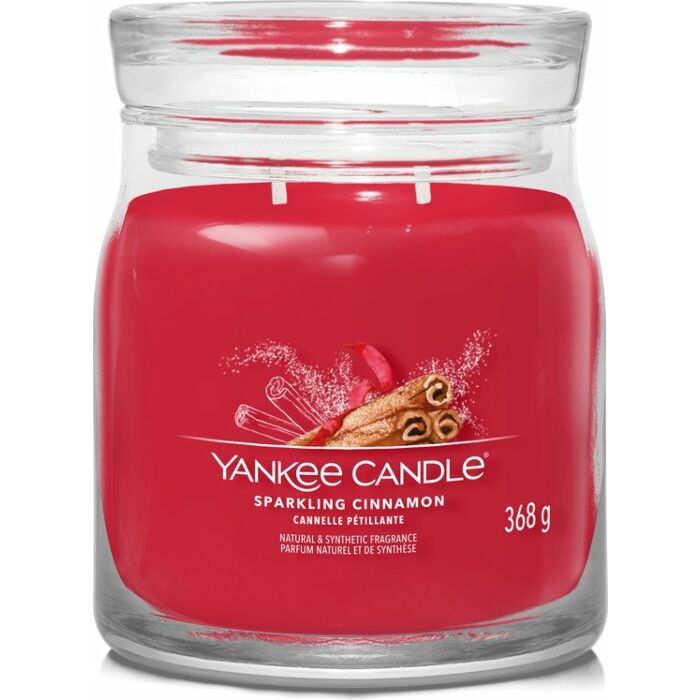 Sparkling Cinnamon Signature Medium Jar - Yankee Candle