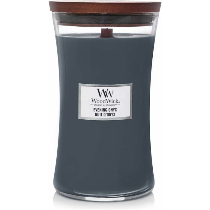 Evening Onyx large Candle - WoodWick