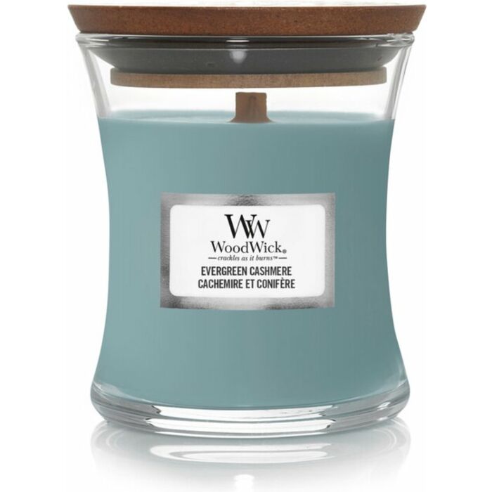 Evergreen Cashmere mini Candle - WoodWick Evergreen Cashmere mini Candle - WoodWick