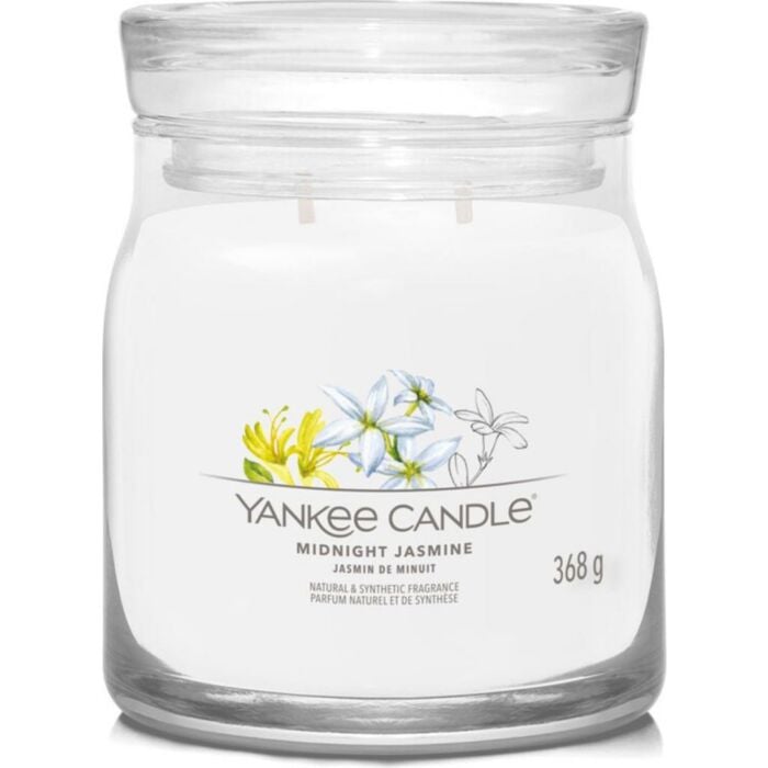 Midnight Jasmine Signature medium Jar - Yankee Candle