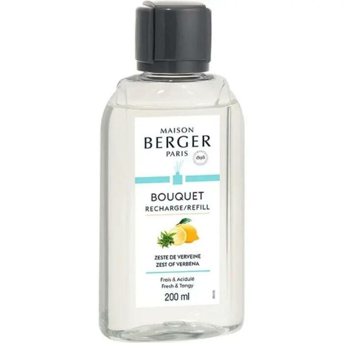 Navulling parfumverspreider met sticks 200ml Zeste de Verveine - Lampe Berger