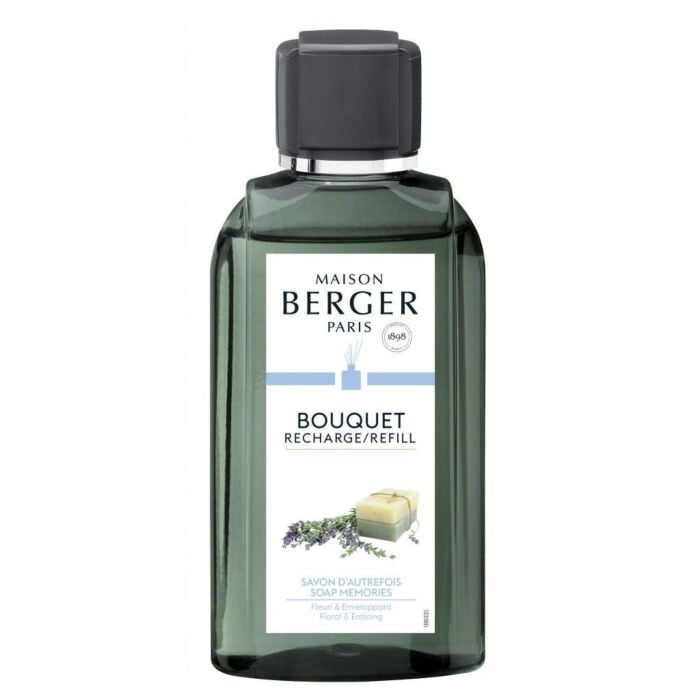 Navulling parfumverspreider met sticks savon d'autrefois 200 ml - Lampe Berger