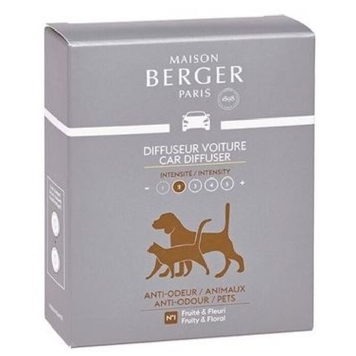 Autoparfum navulling fruity & floral pets - Lampe Berger Autoparfum navulling fruity & floral pets - Lampe Berger