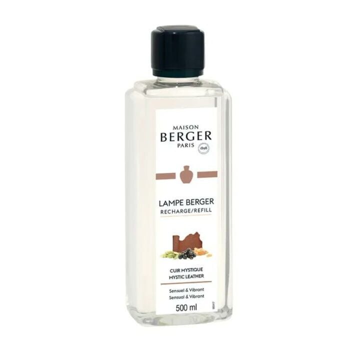 Huisparfums 500ml Cuir Mystique / Mystic Leather - Lampe Berger