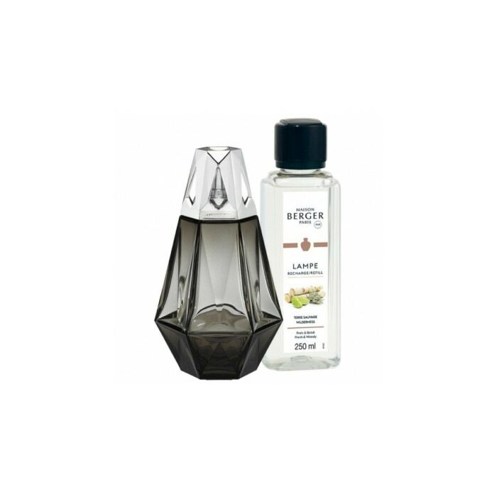 Giftset PRISME Noire - Lampe Berger