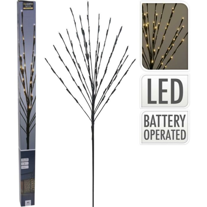 LED boom op prikker warm wit 110 cm LED boom op prikker warm wit 110 cm