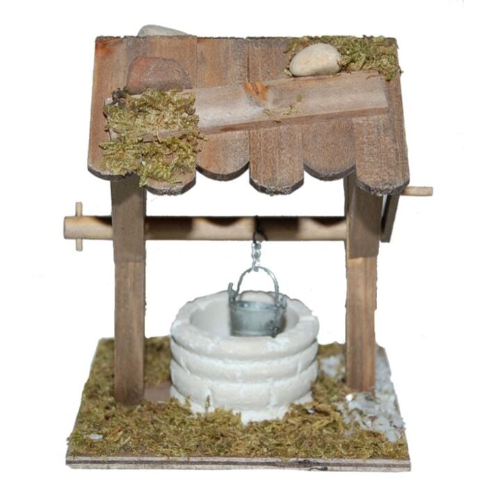 Waterput decoratie accessoire 11 x 10 x 12 cm - Euromarchi Waterput decoratie accessoire 11 x 10 x 12 cm - Euromarchi