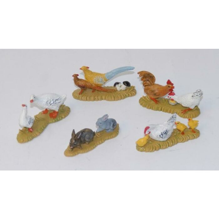 Dierfiguren groep set van 5 - Euromarchi