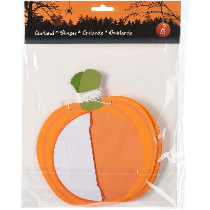 Slinger Halloween oranje 2 meter