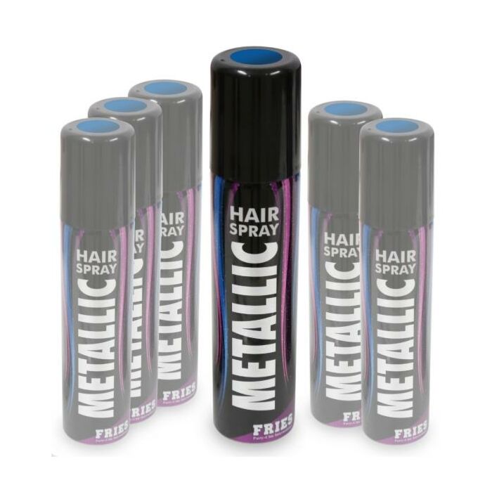 Hairspray Metallic blauw 100 ml Hairspray Metallic blauw 100 ml