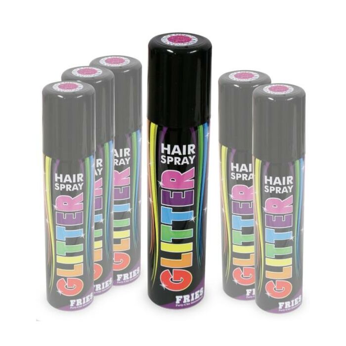 Hairspray glitter roze 100 ml Hairspray glitter roze 100 ml