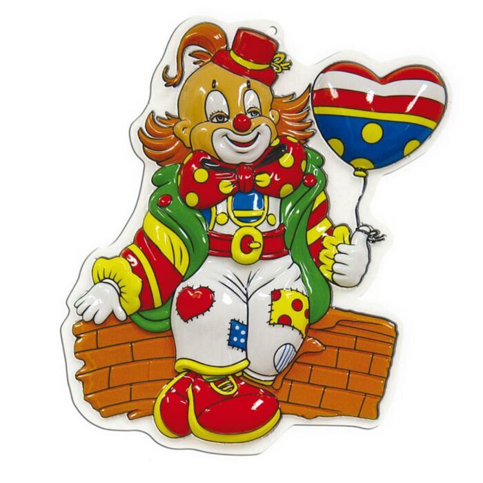 Clown sticker 40 cm Clown sticker 40 cm
