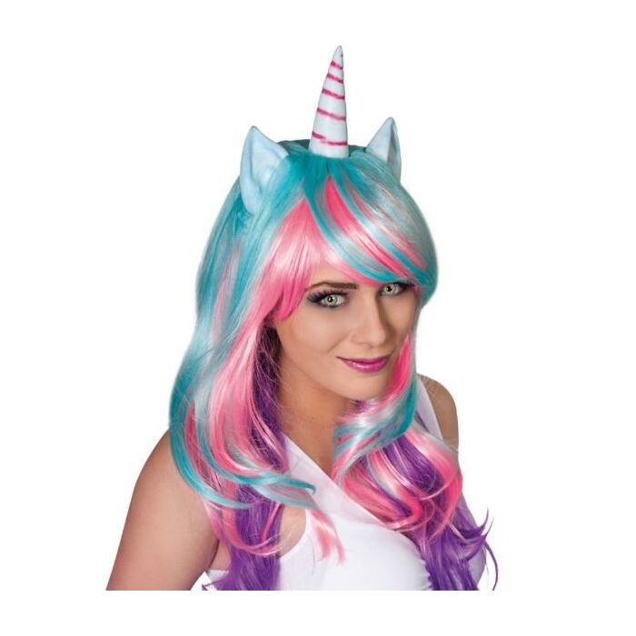 Pruik Eenhoorn Pruik Eenhoorn
