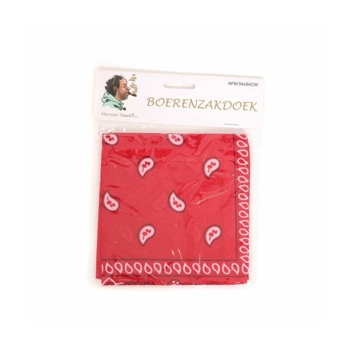 Zakdoek rood