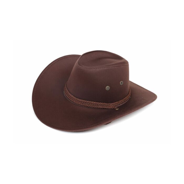 Cowboyhoed donker bruin