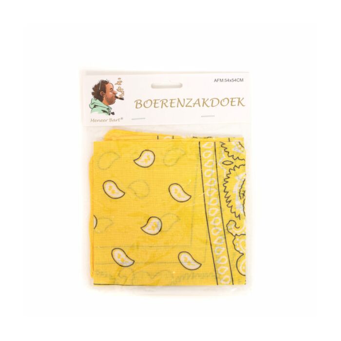 Zakdoek geel Zakdoek geel