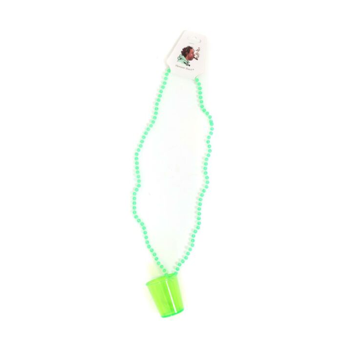 Ketting shotglass groen Ketting shotglass groen