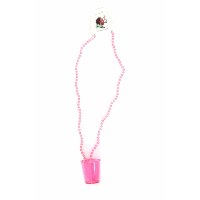 Ketting shotglass pink