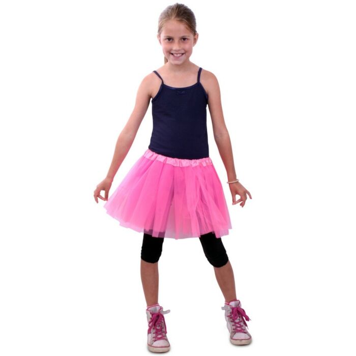 Tule rokje roze meisjes one size Tule rokje roze meisjes one size