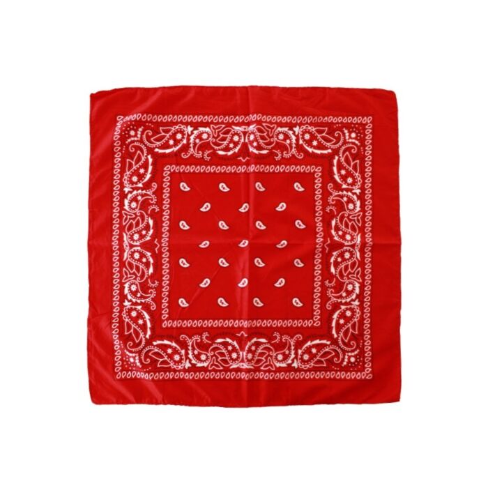 Zakdoek met Motief Rood