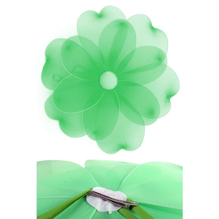 Bloem met clip groen 55 cm Bloem met clip groen 55 cm