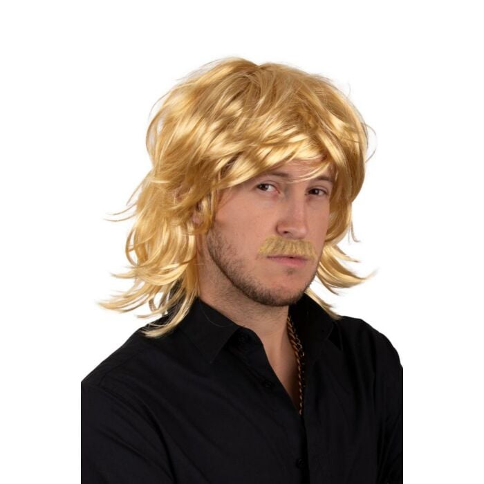 Pruik Mick blond Pruik Mick blond