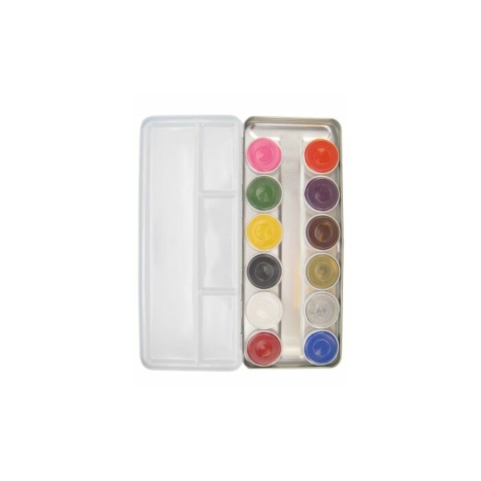 Aqua Face- and Bodypaint palette 12 'Bright colours' Aqua Face- and Bodypaint palette 12 'Bright colours'