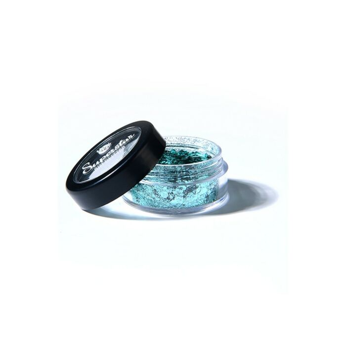 Chunky mix glitters turquoise 6 ml Chunky mix glitters turquoise 6 ml