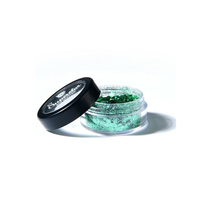 Chunky mix glitters groen 6 ml