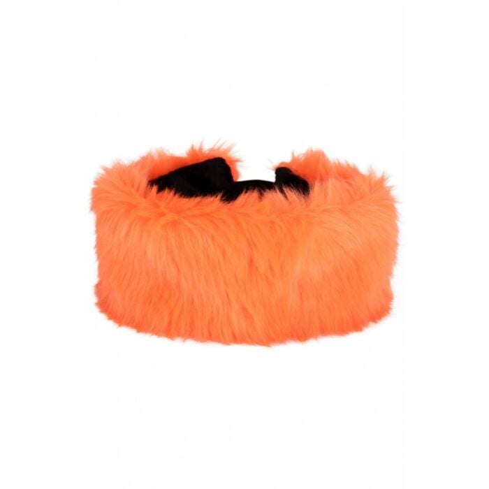 Hoofdband pluche orange Hoofdband pluche orange