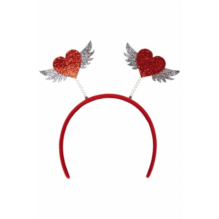 Diadeem hartje met vleugels Diadeem hartje met vleugels