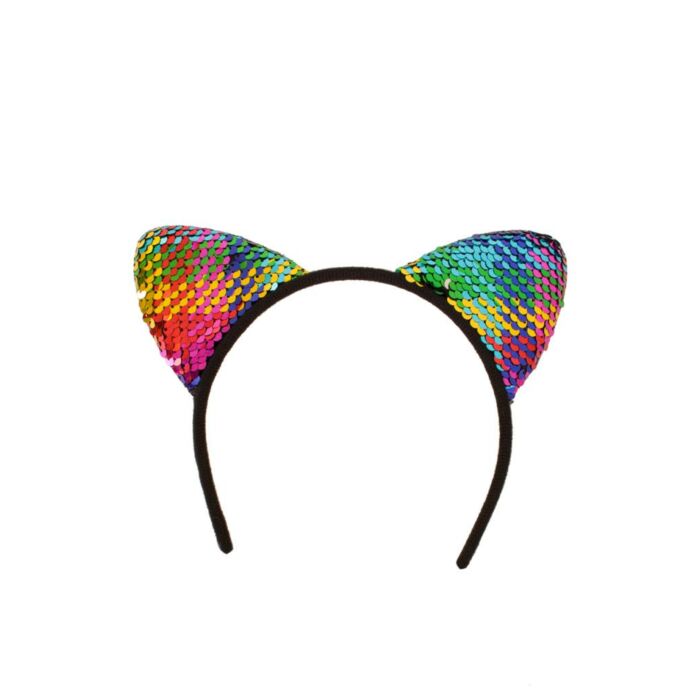 Diadeem oortjes glitter multicolour Diadeem oortjes glitter multicolour