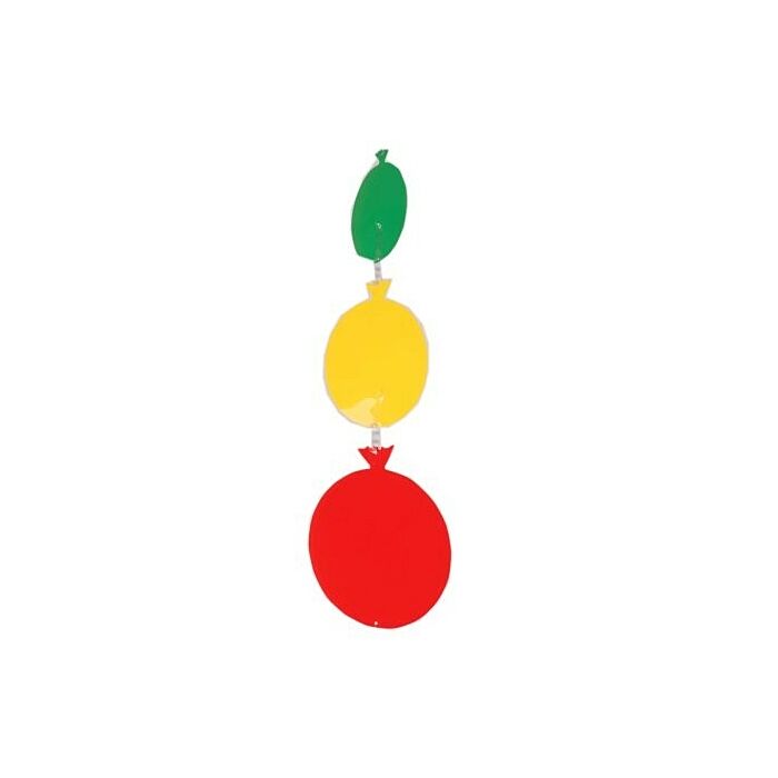 Mobiel ballonnen rood geel groen